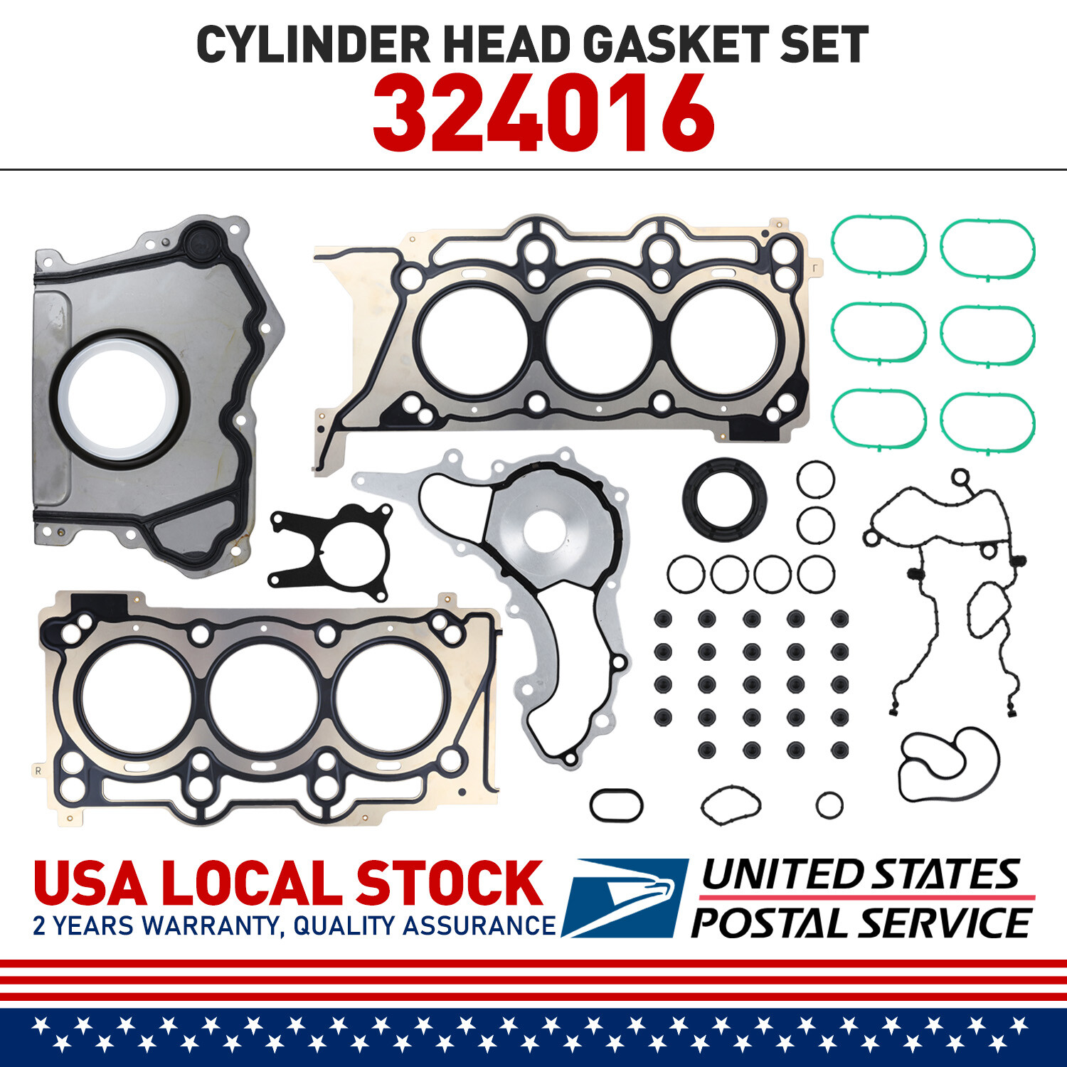 Engine Overhaul Piston Gasket Kit For Maserati CHIBLI LEVANTE 3.0T 324016