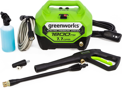 #ad 1800 PSI 1.1 GPM Electric Pressure Washer PWMA Certified $192.99