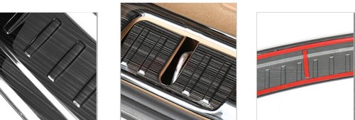 For Porsche Macan 2014-2023 Black Steel Outer Rear Bumper Protector Guard Trim - Picture 3 of 11