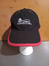 Carnival Players Club Cap Black Adjustable Casino Gambling Baseball Trucker Hat