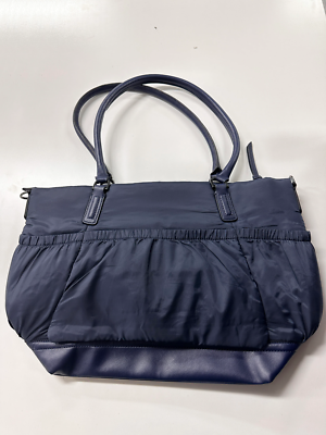 Mimco Lightweight Navy Tote Bag Size L Australia