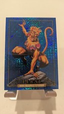 2024 Marvel Masterpieces '92 Platinum Blue Traxx #55 Feral - Case Hit
