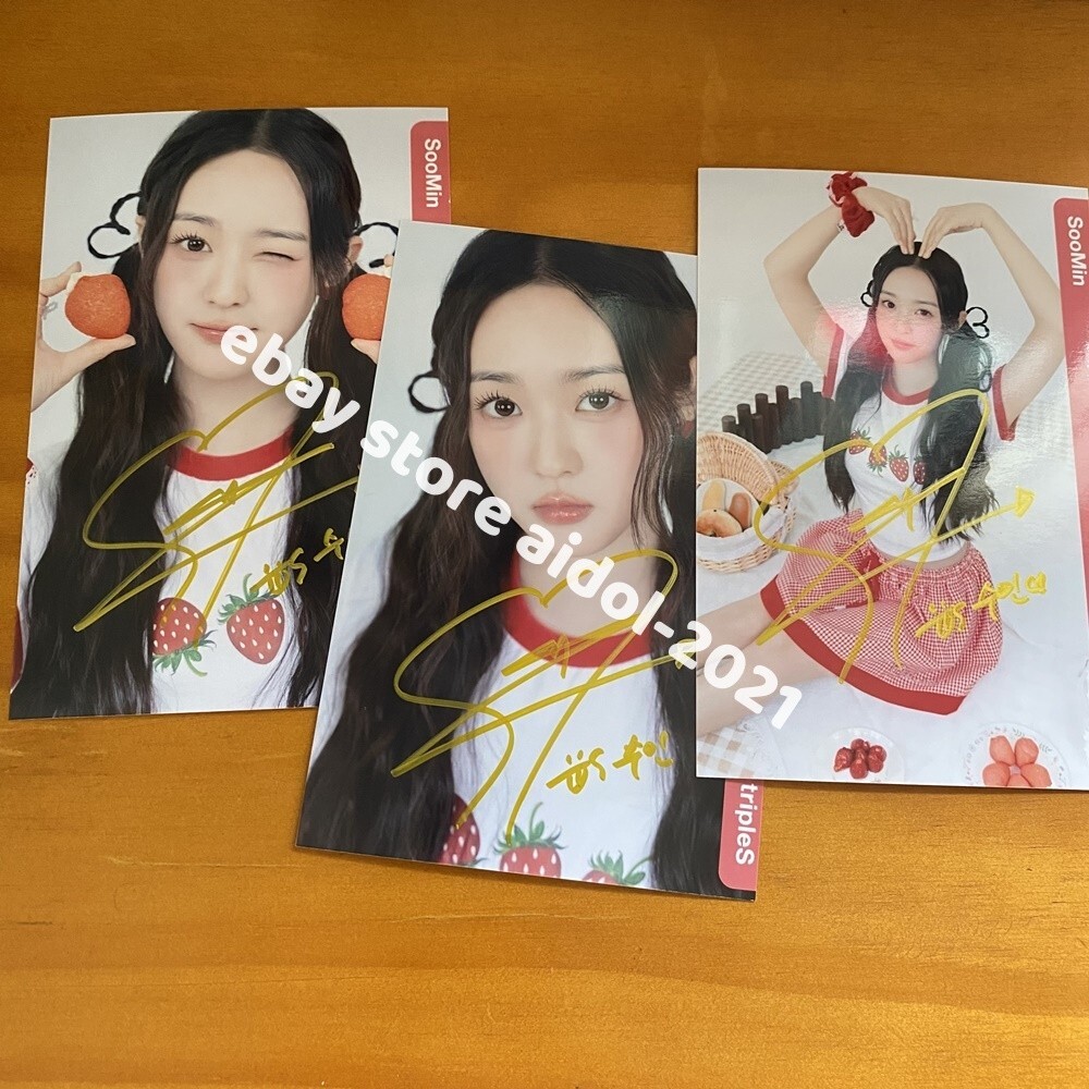 TripleS Soomin Autographed Signed Photo Picture K-POP 4*6 2025B | eBay