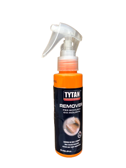 PULITORE SCHIUMA POLIURETANICA INDURITA - PULIZIA PROFESSIONALE - TYTAN REMOVER