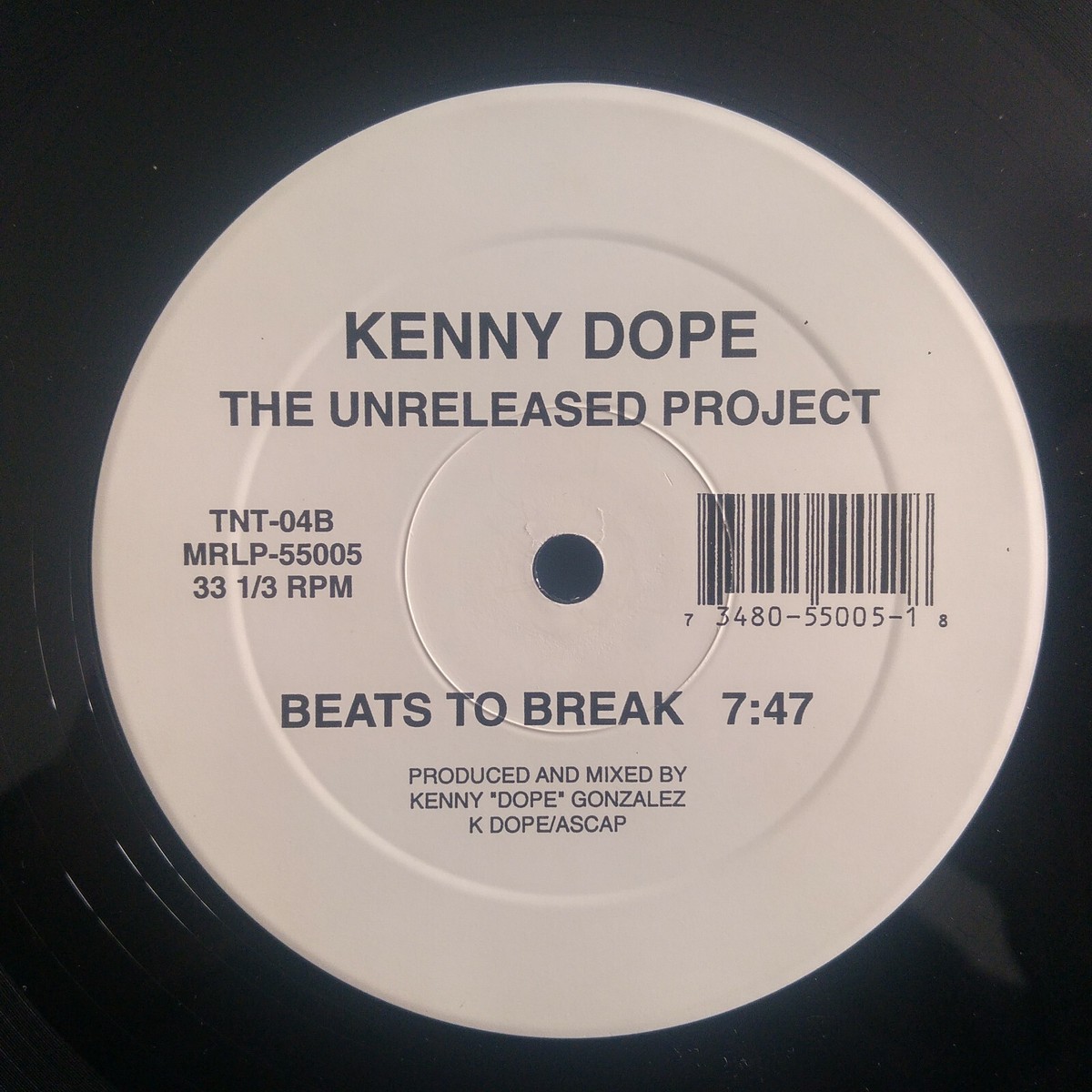 7” KENNY  UNRELEASED PROJECT 7” KENNY DOPE UNRELEASED PROJECT Kenny Dope – The Unreleased