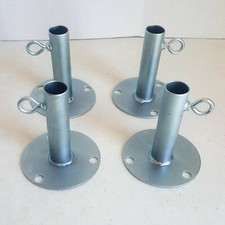 4pc Foot pads 1 3/8" Heavy Duty Fitting Canopy Carport Patio Gazebo Booth (FVFP)