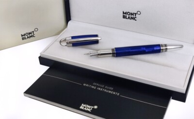 Refurbished# Montblanc Starwalker Cool Blue Fountain | Ink Pen
