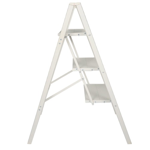 Aluminum Portable Folding Step Stool w/Wide Anti-Slip Pedal Lightweight Ladder - 第 7/12 張圖片