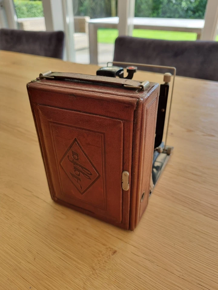 agfa isolar luxus brown 408, 9 x 12 agfa doppel anastigmat 4,5 1926 rietzschel - Bild 4 von 4