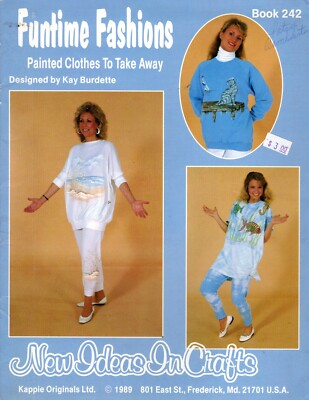 Funtime Fashions Painted Clothes to Take Away Kay Burdette, Fabric Painting