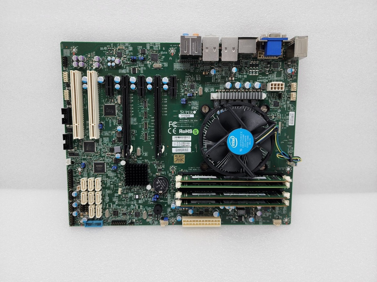 Supermicro Industrial ATX Motherboard X10SAE (As-Is)