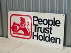 <!--F#f_0-->HOLDEN GMH HEAVY DUTY METAL SIGN 600 MM X 300 MM PEOPLE TRUST HOLDEN<!--F/-->