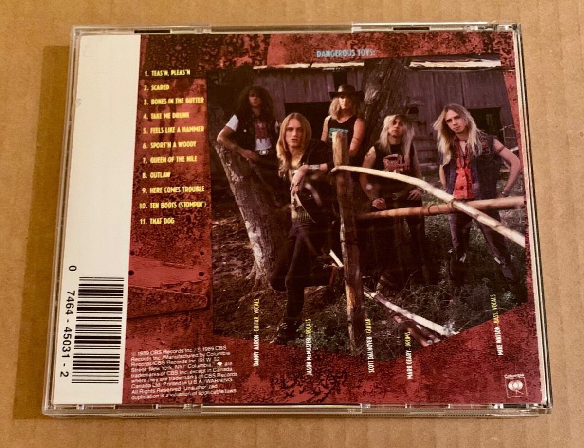 Hard Rock CD - Dangerous Toys 1989 Self-Titled Album 11