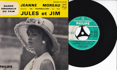 Jeanne Moreau -Bande Originale Du Film ''Jules Et Jim''- 7'' EP 45 Soundtrack 