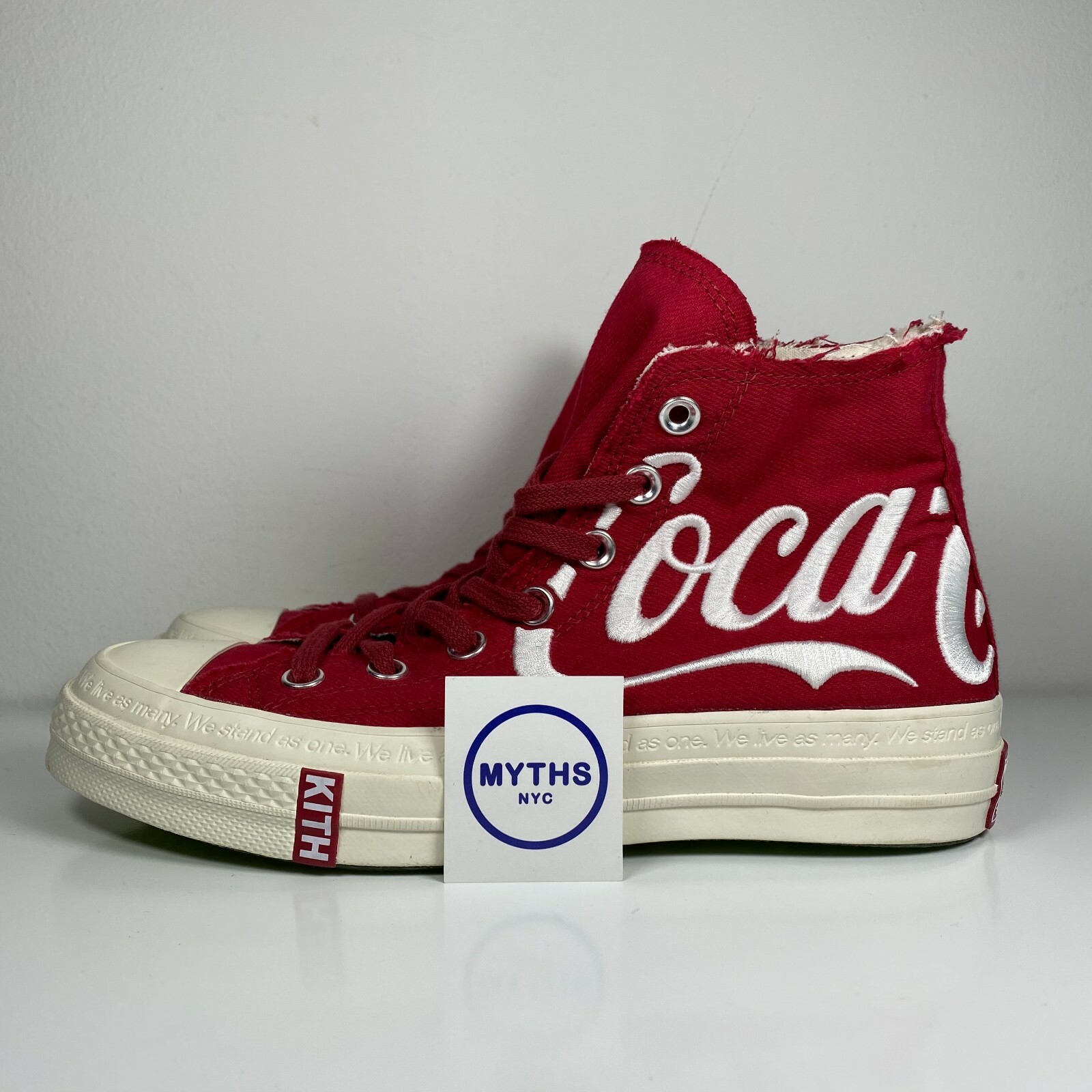 kith coca cola converse blue