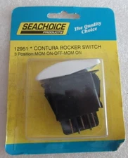 A19B Seachoice 12951 Contura Non-Illuminated Rocker Switch OEM New Factory Parts