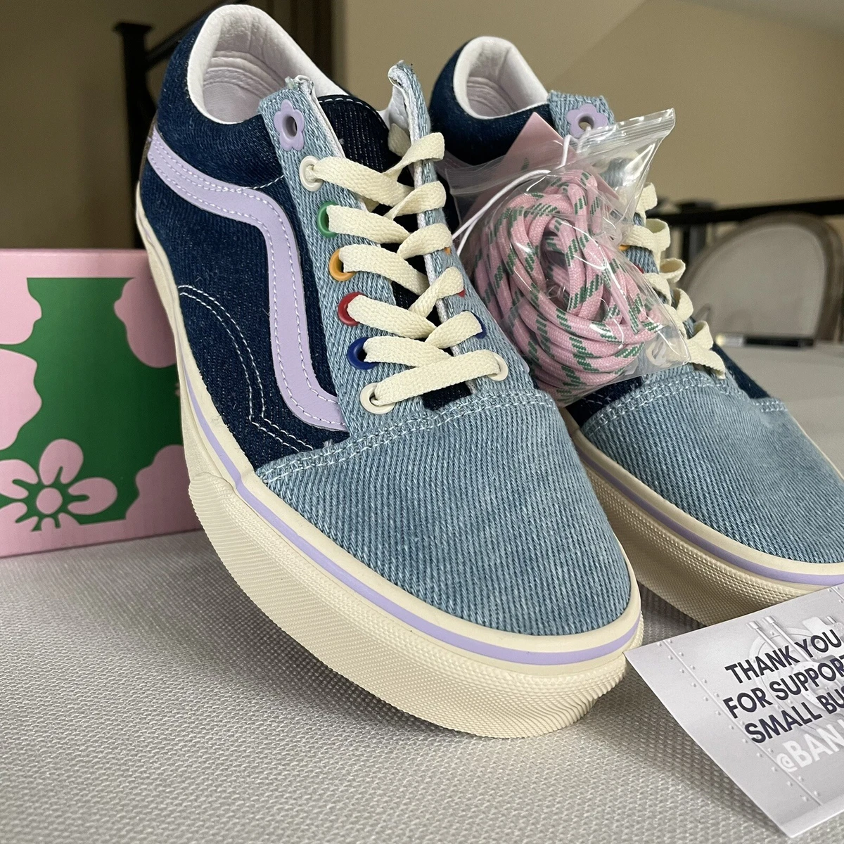 Denim clearance vans sneakers