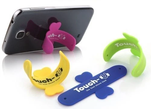 2x Silicone Touch-U Phone Holder Stand for iPhone 6 plus 5s 6S Samsung S5 S6 gbm - Image 4 of 4