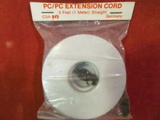 NEW OLD STOCK 3' PC / PC SYNC EXTENSION CORD MADE IN W. GERMANY