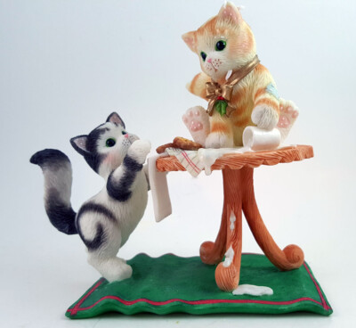 Calico Kittens Enesco It Takes a Smart Cookie to Find the Milk 2002 MIB
