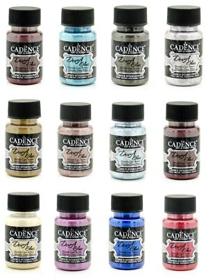 Dora Glas (90 /L) 50 ml Glas- und Porzellanfarbe, Metallic Opak, Cadence