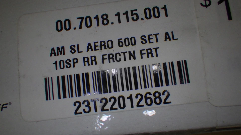 SRAM AERO 500 SHIFTERS FOR TRITHLON BAR, 2 X 10S, NEW, BLACK, 00.7018.115.001 - Image 2 of 2