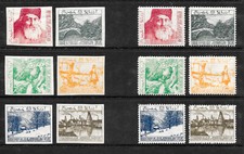 AZERBAIJAN  1922 CIVIL WAR PICTORIAL IMPERF & PERF Stamp Set, 500-25000 RUB. LMM