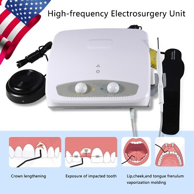 Dental High-frequency Electrosurgery Unit ES-20 Electricity Knife 7 Tips UPS