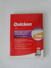 Quicken 2017 Premier Edition For Windows Vista SP2, Windows 10, 7, 8, 8.1