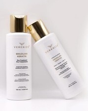 Keratin Treatment, Hair Straightener, Brazilian Blowout 2 x 120ml by VERENIZE.