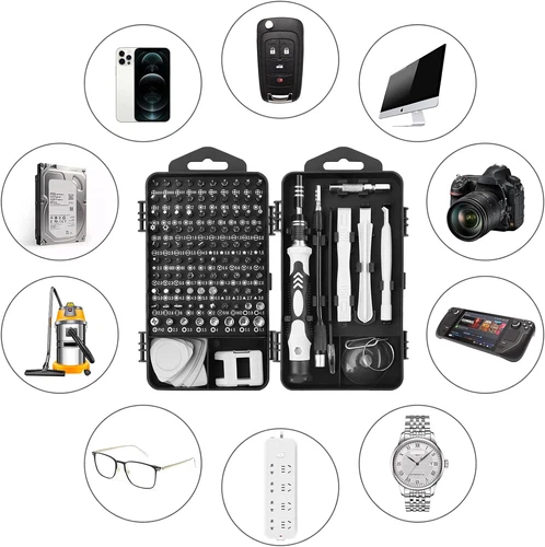 115 in 1 Präzisions Schraubendreher Set Reparatur Werkzeug Kit für Laptop Computer PC Telefon - Bild 16 von 17
