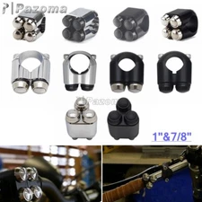 Button Hand Control Momentary Switch Kit For Harley Bobber Cruiser 7/8" & 1" Bar