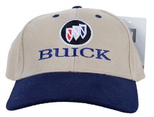 Buick Tri Shield Logo Hat Two Tone Embroidered Cap