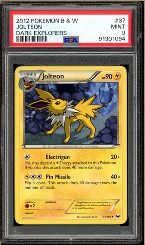 Jolteon graded PSA 9 for sale on eBay