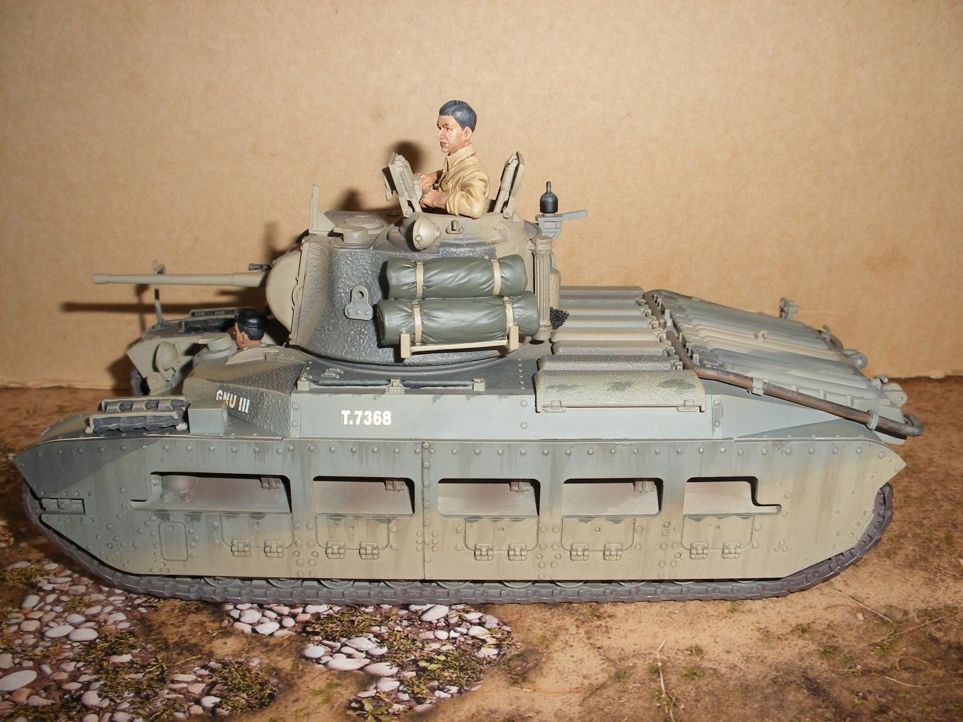 Thomas Gunn  AccPack039H   WW2 British  NORTH AFRICA    *Matilda Tank*