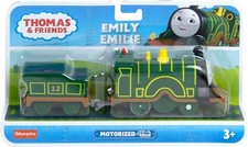 Thomas Friends Motorized Emily Train Engine w/ Tender Battery Powered