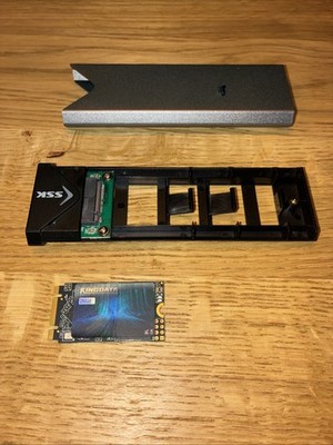 Kingdata M.2 2242 SSD 250 GB mit Gehäuse SKK