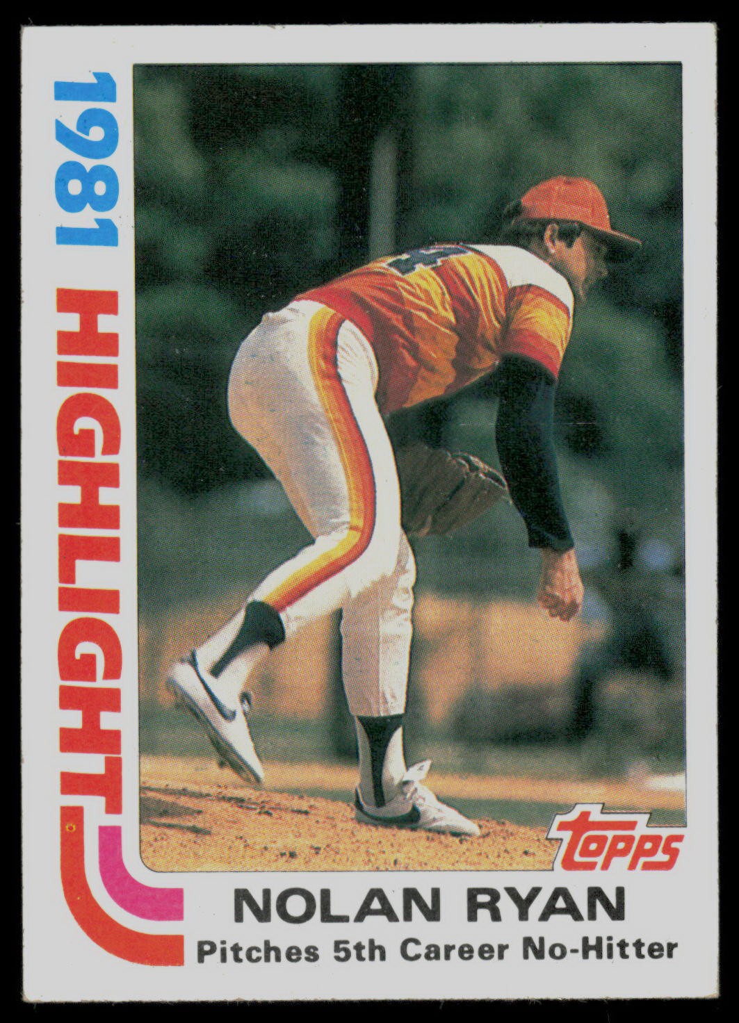 1982 Topps #5 Nolan Ryan Houston Astros
