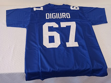 New TRENT DIGIURO College Football Jersey KENTUCKY #67 Custom Stitched XL 1993