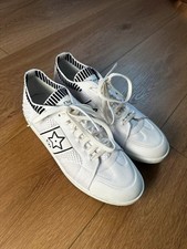 Sz. 37 Christian Dior Calfskin Knit Dior Star Low-Top Sneakers