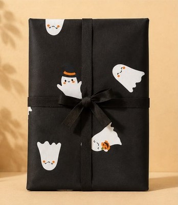 Primark Geist Halloween Tischdecke abwischbar Kürbis Party Brandneu mit Etikett