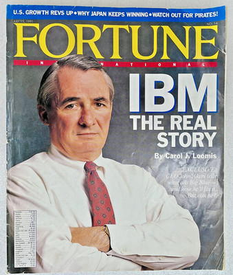 Fortune International magazine : IBM the real story, July 15, 1991 Issue No. 14