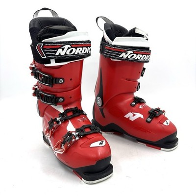 Nordica Speed Machine 130 Red Downhill Ski Boots Men's Size 25.5