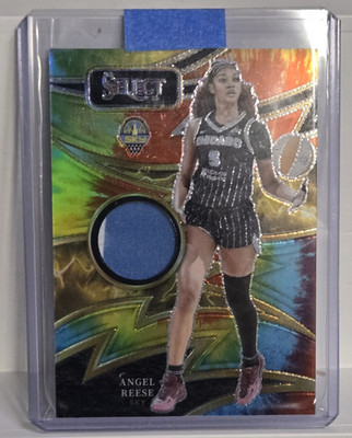 2025 Panini Select WNBA Angel Reese Tye-dye Memorabilia Blue Patch #02/25 SSP