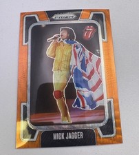 2025 Panini Prizm The Rolling Stones #1 Mick Jagger Orange Wave /259 RARE