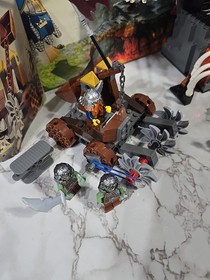 Lego 7093 Skeleton Tower + 7040 Dwarves' Mine Defender W/ Figures Not Complete