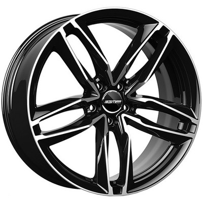 ALUFELGE GMP ATOM FUR PORSCHE MACAN TURBO 10X21 5X112 BLACK DIAMOND HEL