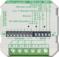 Schalk Funk-Sender UP FS3 U4 (230V Ac) Funksender FS3U49 Funk-Sender