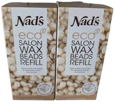 2X Nad's Women's Eco Salon Hard Bead Wax Refill with Tea Tree Oil 300g NEW 