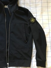 Giacca Stone Island Soft Shell originale nera taglia M P2P 22"